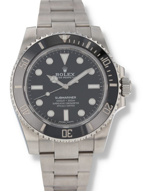 41274: Rolex Submariner "No Date", Ref. 114060, 2018 Full Set