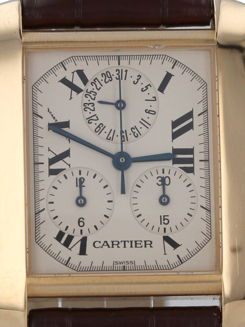 34814: Cartier Tank Francaise Chronograph, Quartz