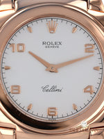 Rolex 18k Rose Gold Cellini Cestello Ref. 5330