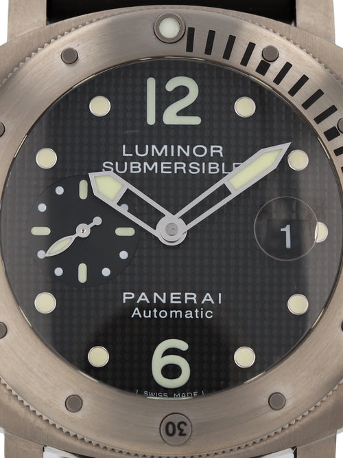 35129: Panerai Luminor Submersible, PAM00025, 2008 Full Set