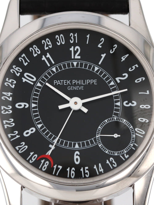 35206: Patek Philippe 18k White Gold Calatrava Ref. 6000G-001