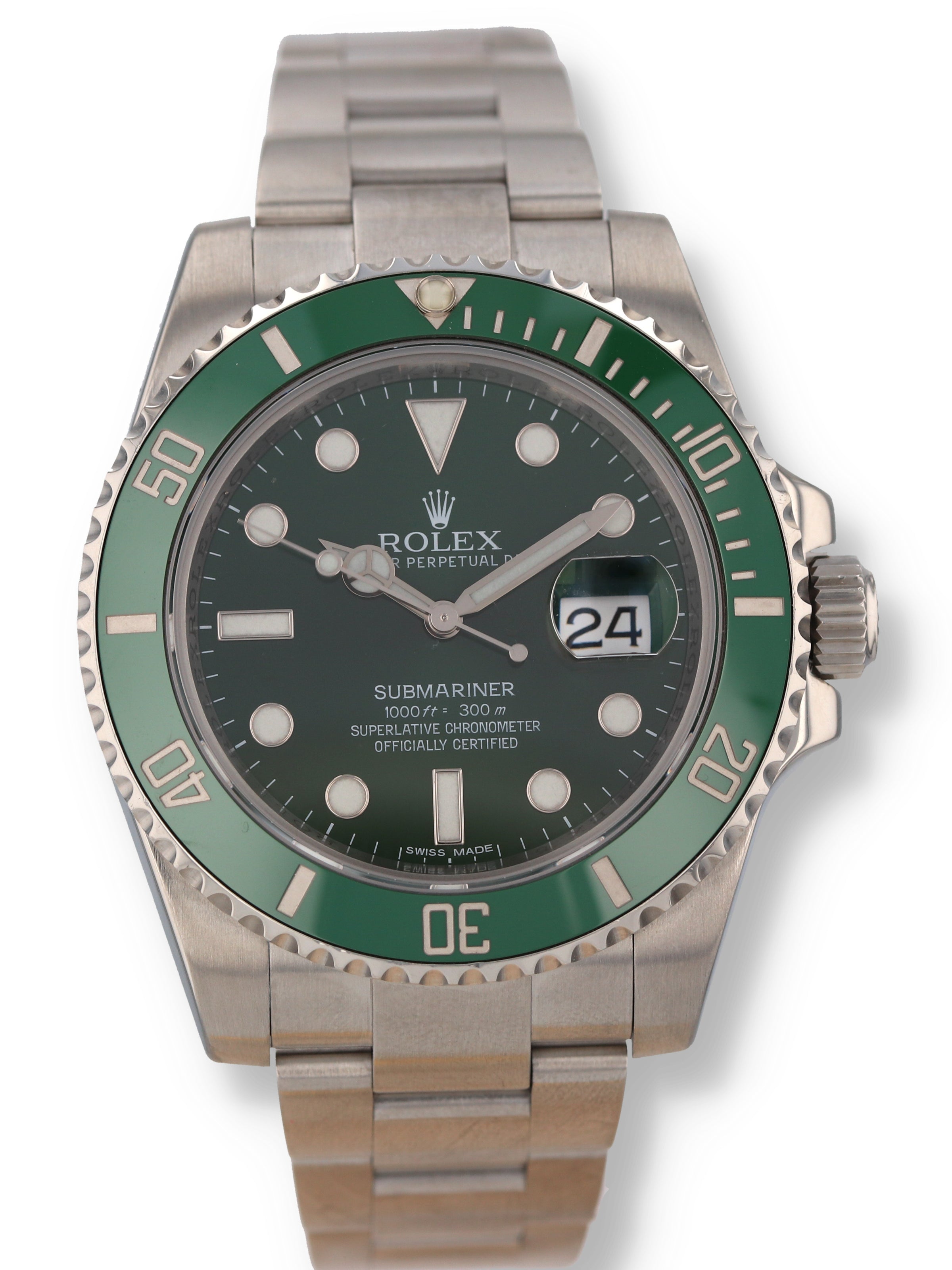 35559: Rolex Submariner Hulk, Ref. 116610LV, 2019 Full Set – Paul Duggan  Fine Watches