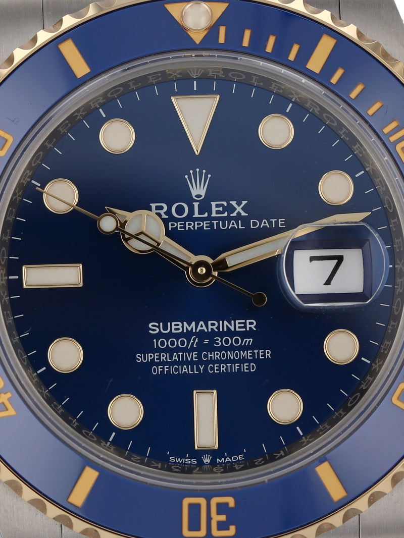 35726: Rolex Submariner 41, Ref. 126613LB, 2020 Unworn Full Set