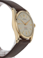 35786: Rolex 14k Yellow Gold "Bombe" Vintage 1952 Oyster Perpetual, Ref. 6090