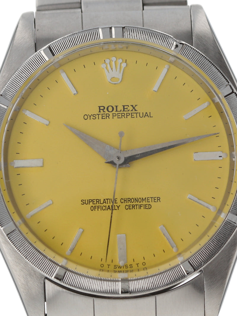 35824: Rolex Vintage  1962 Oyster Perpetual, Ref. 1007, Custom Color Dial