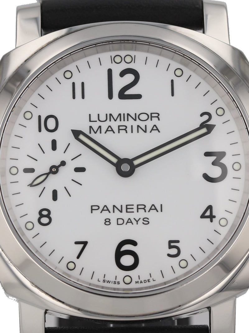 36663: Panerai Luminor Marina 8-Day, PAM00563, 2017 Full Set