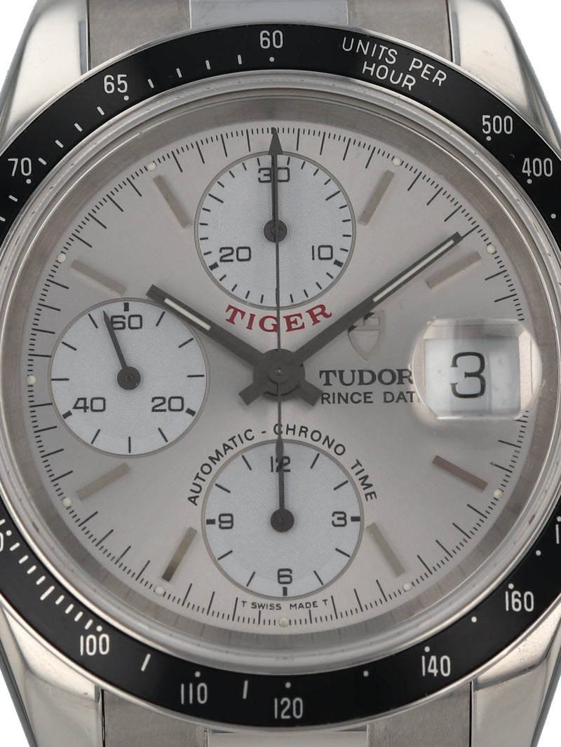 35968: Tudor Tiger Prince Date Chronograph, Ref. 79260P, Circa 1999