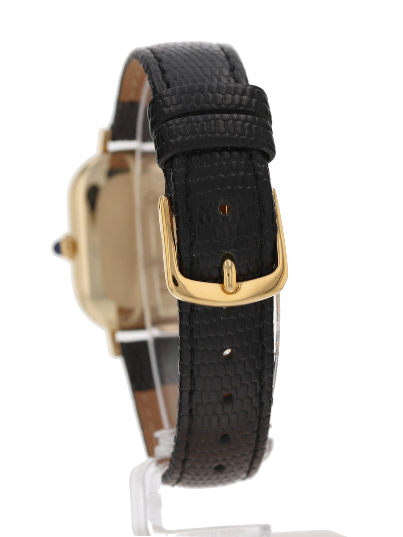 35975: Cartier 18k Vintage Unisex Cushion Watch