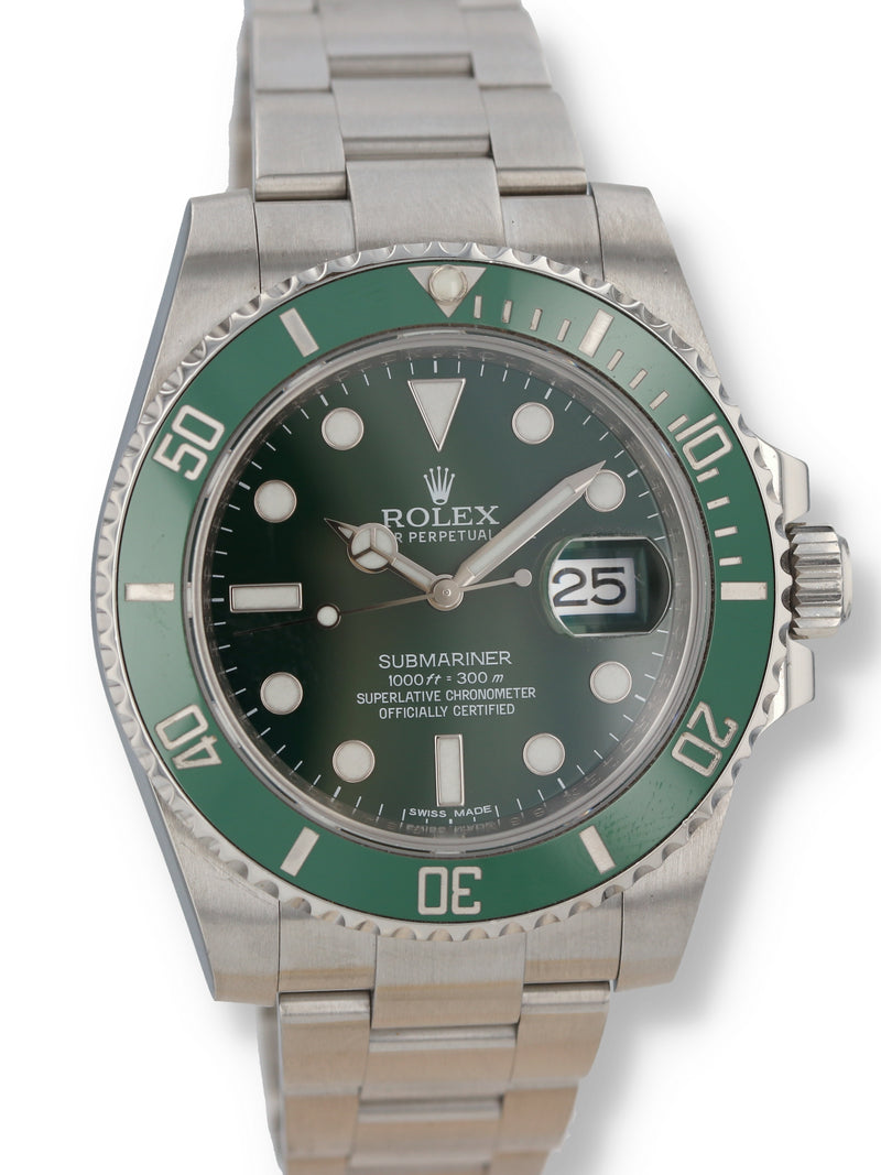 Rolex Submariner Date Hulk 2018 116610LV - Buy from Timepiece
