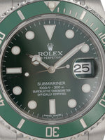 35978: Rolex Stainless Steel Submariner "Hulk", Ref. 116610LV, 2014 Full Set