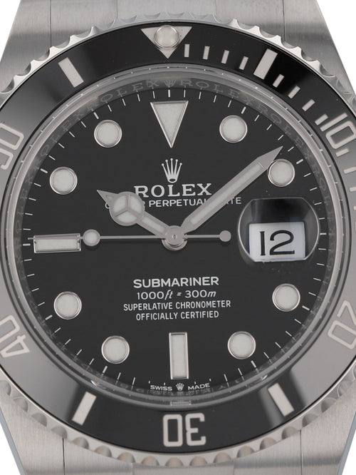 37565: Rolex Submariner 41, Ref. 126610LN, 2021 Unworn Full Set