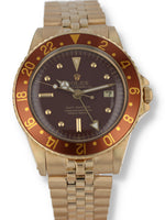 36083: Rolex Vintage 1978 18k Yellow Gold GMT-Master, Ref. 1675