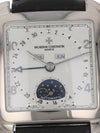 36194: Vacheron 18k White Gold Toledo 1952 Moonphase, Ref. 47300/000G Full Set