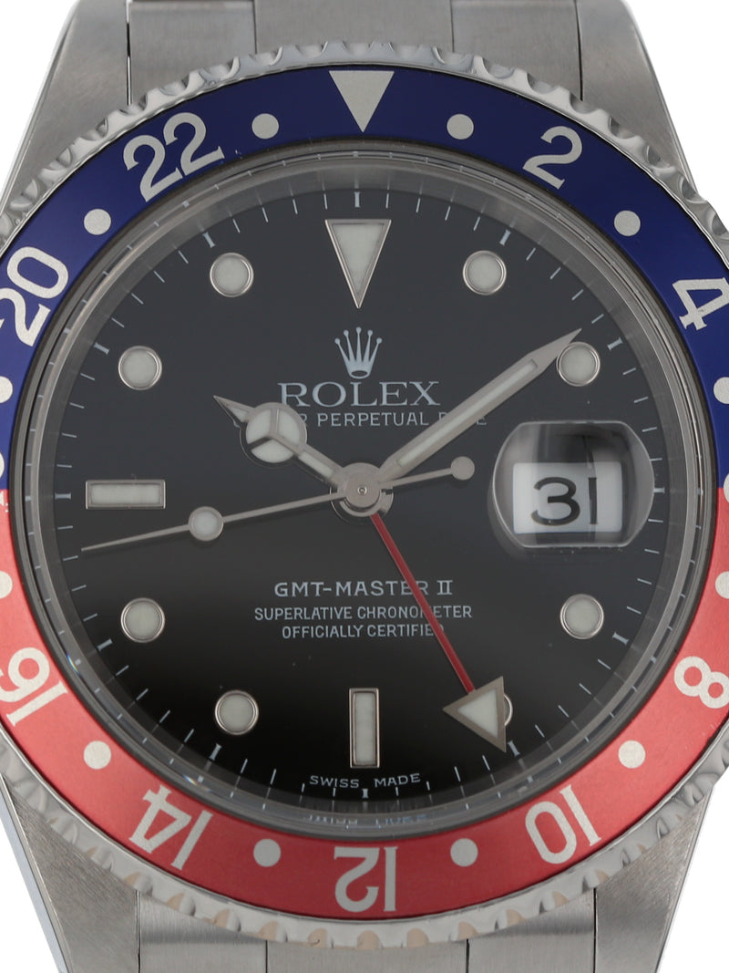 Rolex GMT-Master II 16710, Pepsi, 2001