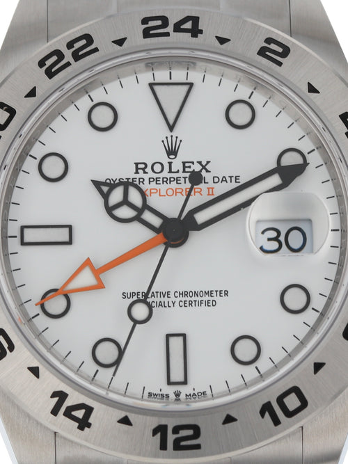 36252: Rolex Explorer II, New Model Ref. 226570, Unworn 2021 Full Set