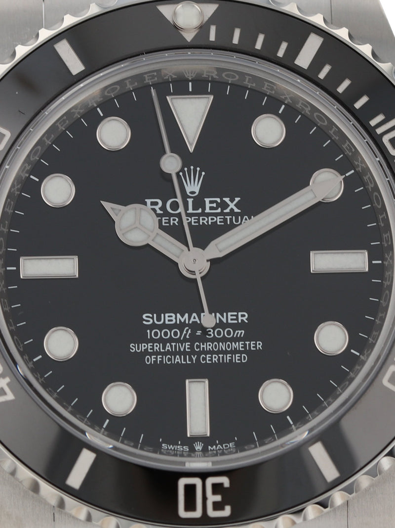 36527: Rolex Submariner "No Date", Ref. 124060, Unworn 2021 Full Set