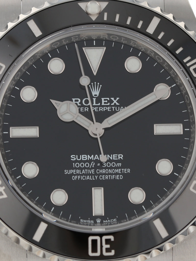 36258: Rolex Submariner "No Date", Ref. 124060, Unworn 2020 Full Set