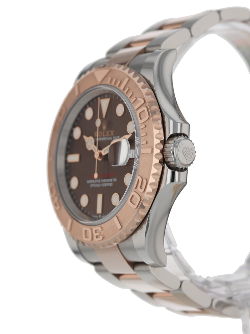 36302: Rolex Everose Gold and Steel Yacht-Master 40, Ref. 126621, 2021 Full Set