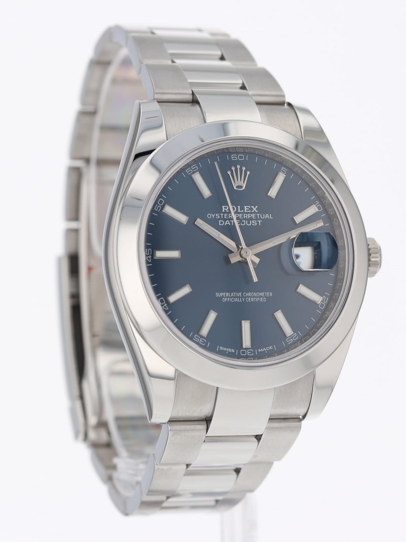 36306: Rolex Datejust 41, Ref. 126300, 2018 Box and Card