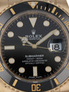 36320: Rolex 18k Yellow Gold Submariner, Ref. 116618LN, 2020 Full Set