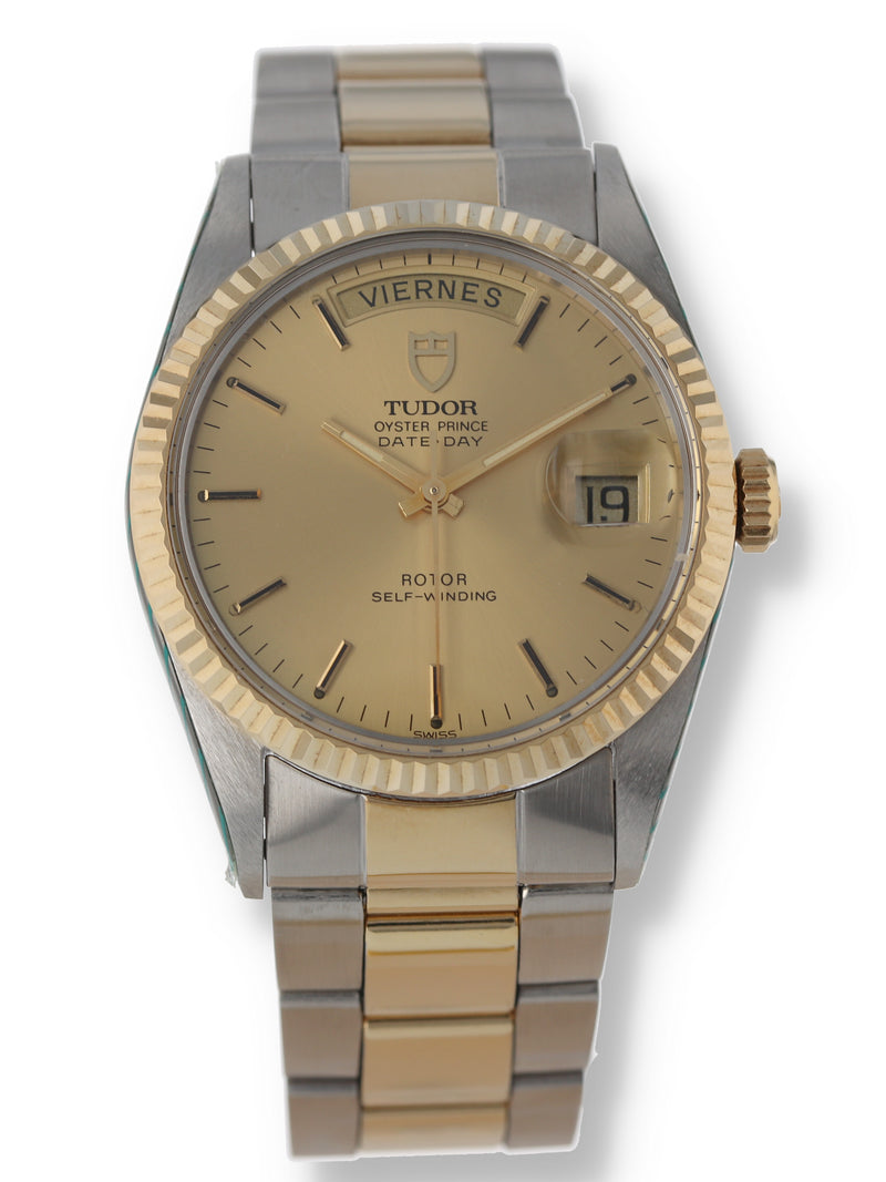 36395: Tudor Oyster Prince Date-Day Ref. 94613 with 1986 Papers