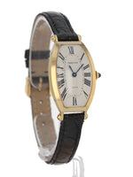 36413: Cartier 18k Tonneau Privee Ladies Watch with Papers