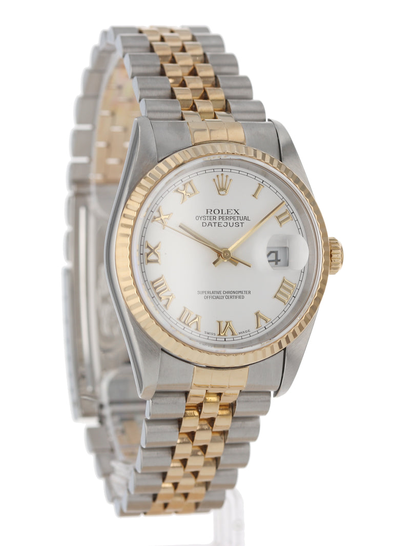 36530: Rolex Datejust 36, Ref. 16233, Box and Papers