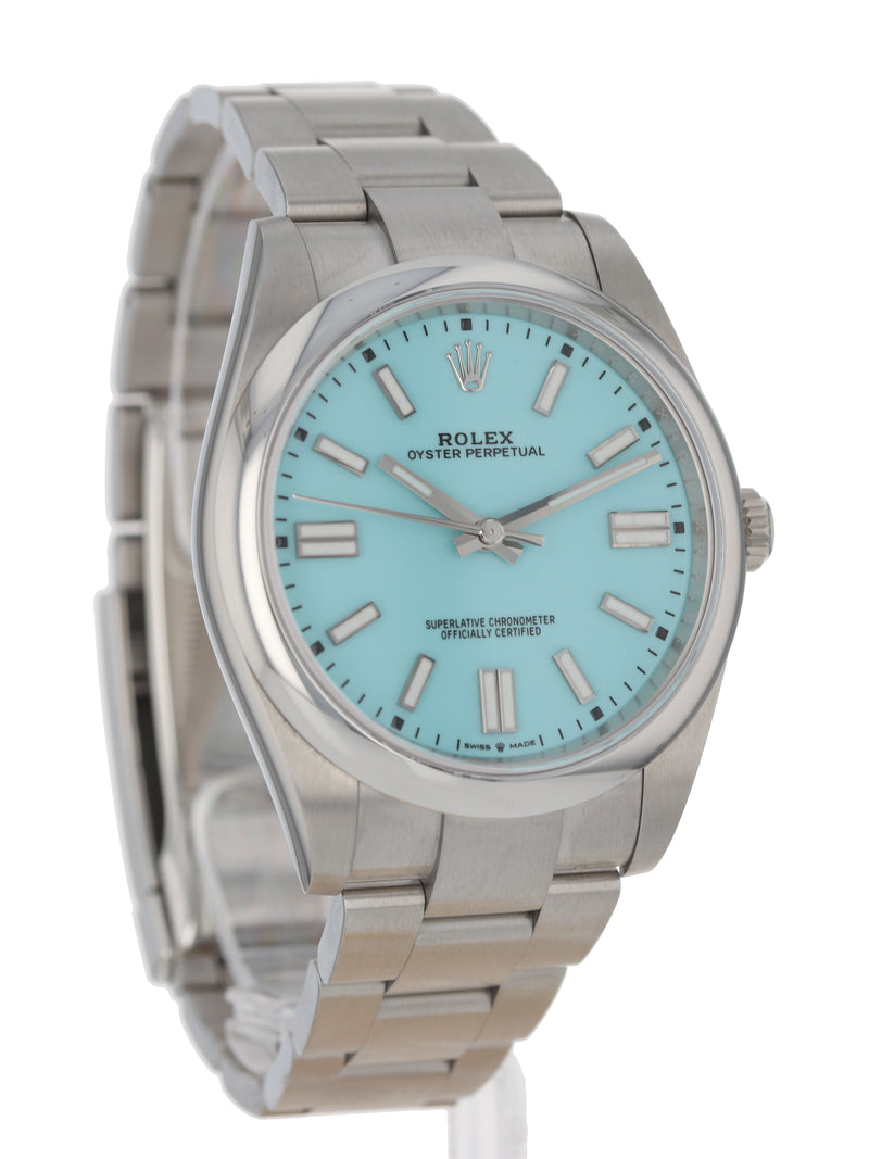 36542: Rolex Oyster Perpetual 41, Ref. 124300, 2021 Full Set