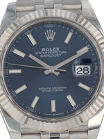 36551: Rolex Stainless Steel Datejust 41, Ref. 126334, Unworn 2021 Full Set