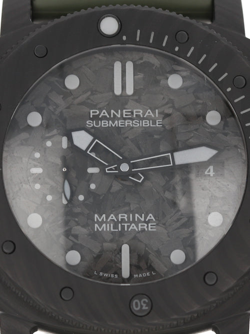 36653: Panerai Submersible Marina Militare Carbotech, PAM00979, 2021 Full Set