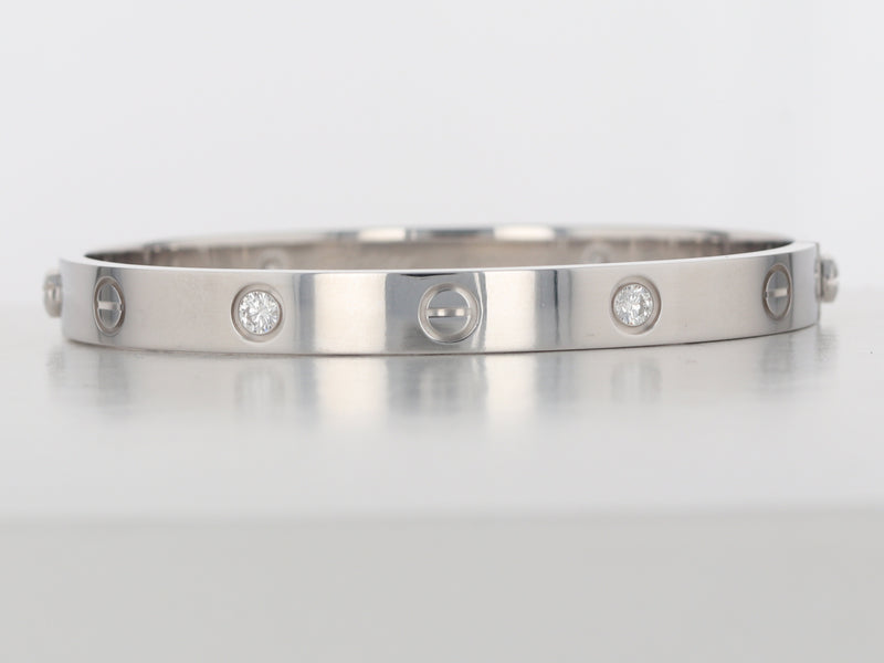 Buy Cartier Love Bracelet in 18K White Gold | Solitaire Jewelers