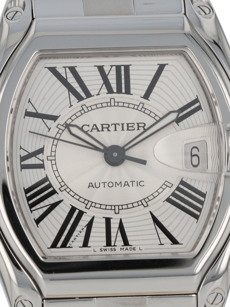 36722: Cartier Stainless Steel Large Roadster, Ref. W62025V3