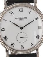 37395: Patek Philippe 18k White Gold Calatrava, Ref. 3919G