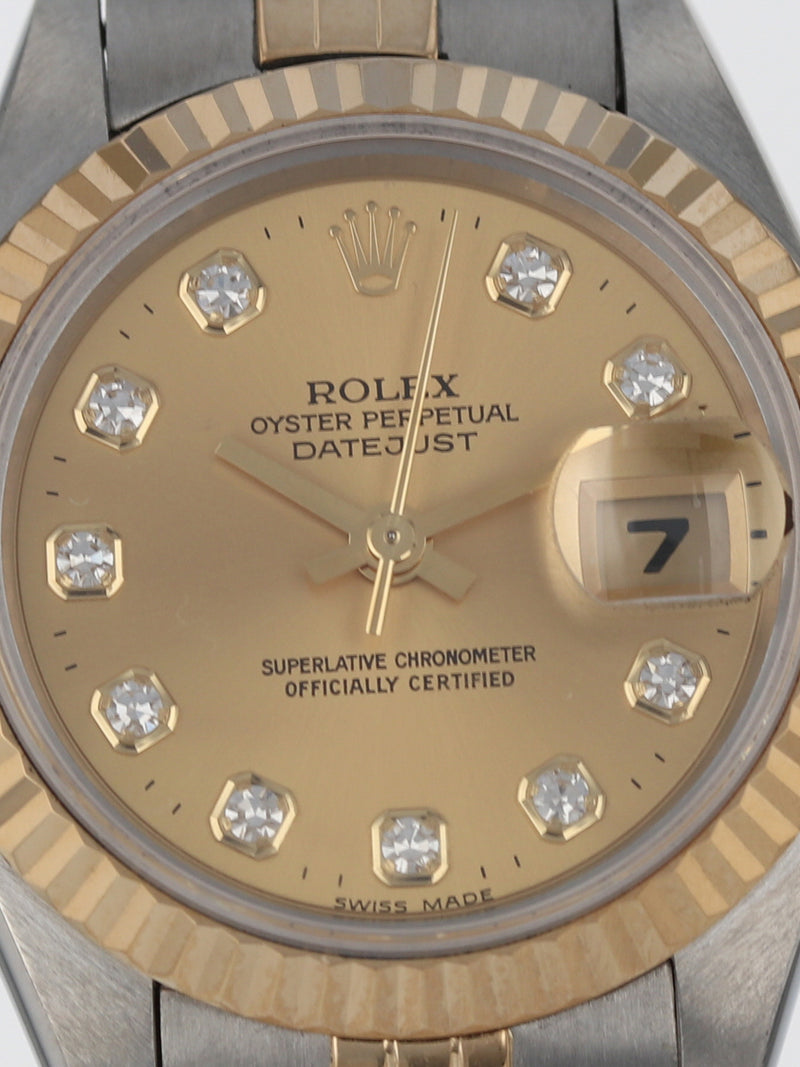 37415: Rolex Ladies Datejust, Ref. 69173, 1995 Full Set