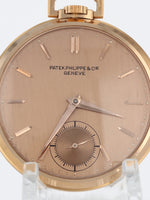 37431: Patek Philippe 18k Rose Gold Pocketwatch, Size 45mm