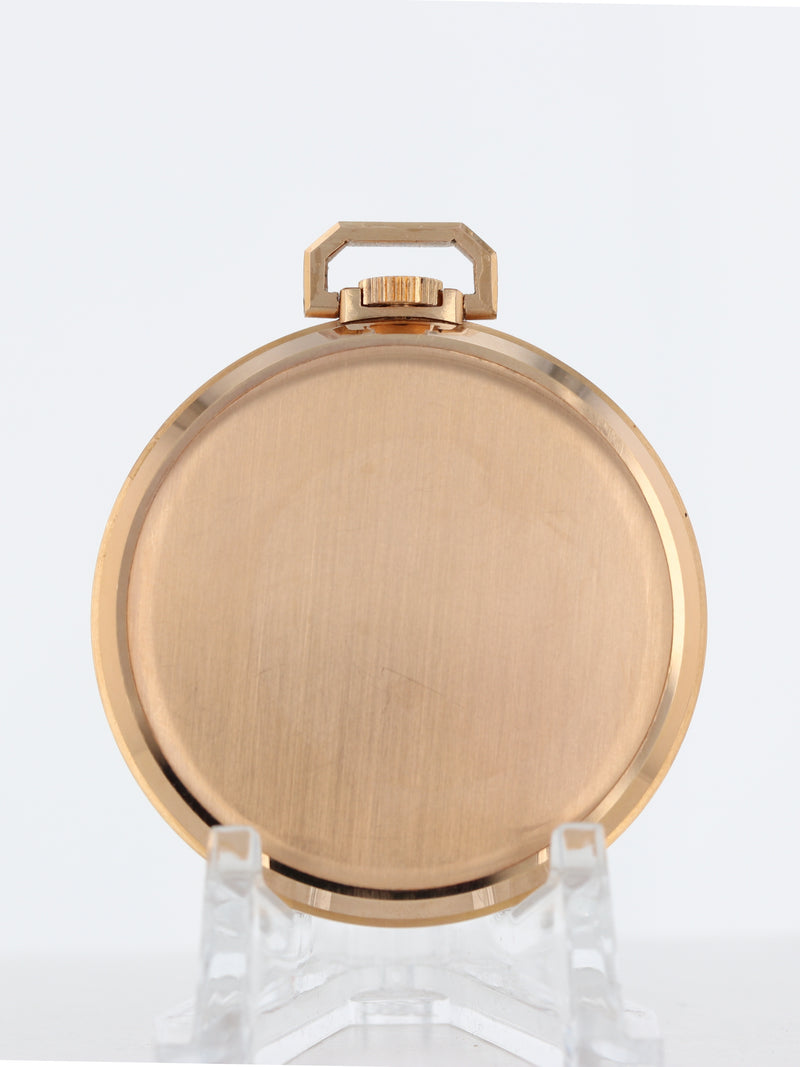 37431: Patek Philippe 18k Rose Gold Pocketwatch, Size 45mm