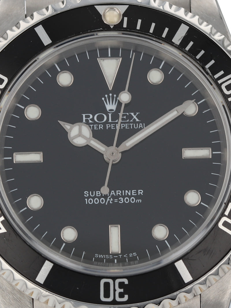 37563: Rolex Submariner "No Date", Ref. 14060, Circa 1997