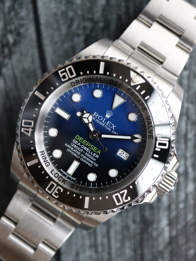 37582: Rolex DeepSea Sea-Dweller "D-Blue", Ref. 116660, 2017 Full Set