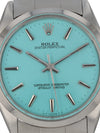 37611: Rolex Vintage 1966 Oyster Perpetual, Ref. 1002, Custom Color "Tiffany" Dial