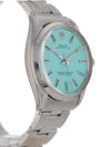 37611: Rolex Vintage 1966 Oyster Perpetual, Ref. 1002, Custom Color "Tiffany" Dial
