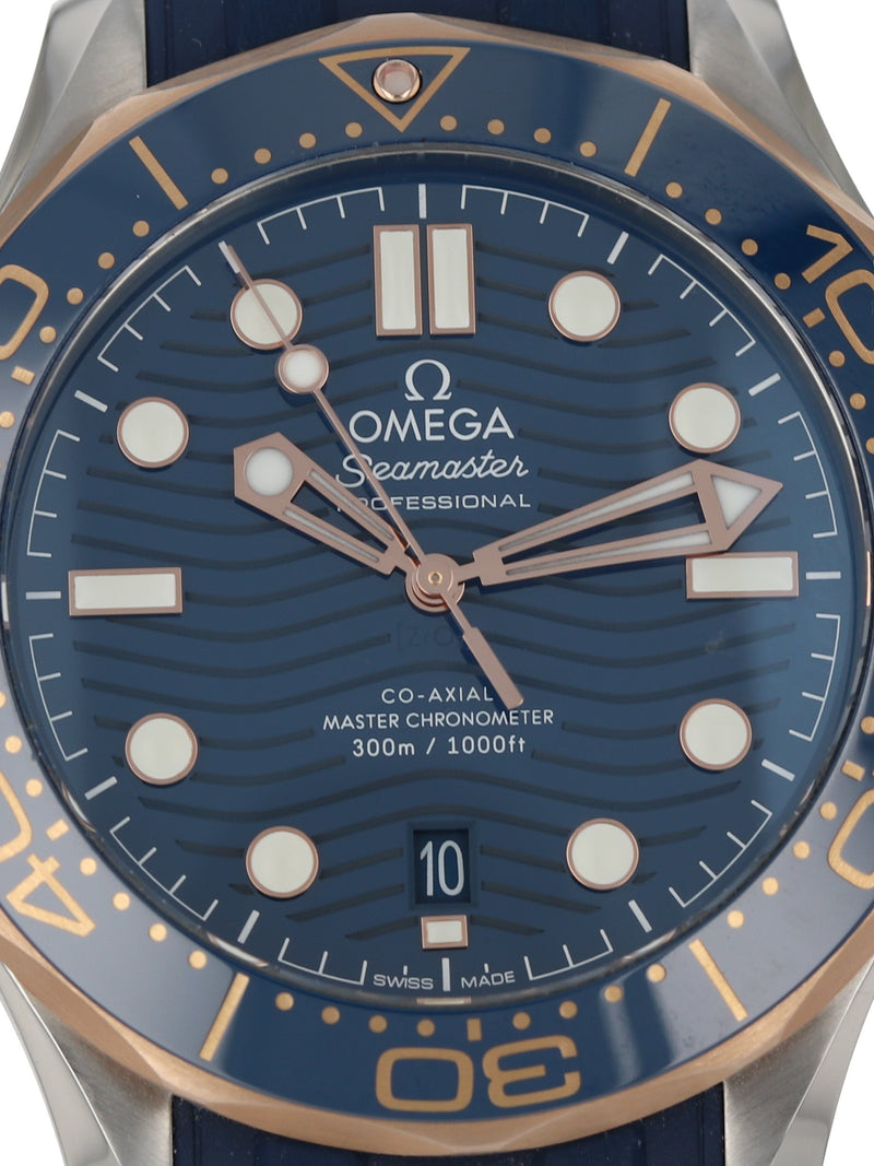 37968: Omega Seamaster Diver 300, Ref. 210.22.42.20.03.002, 2021 Full Set