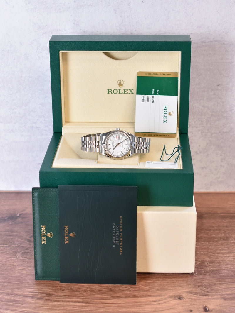 Effektiv lovgivning harpun 37636: Rolex Datejust 36, Ref. 116234, 2017 Full Set – Paul Duggan Fine  Watches