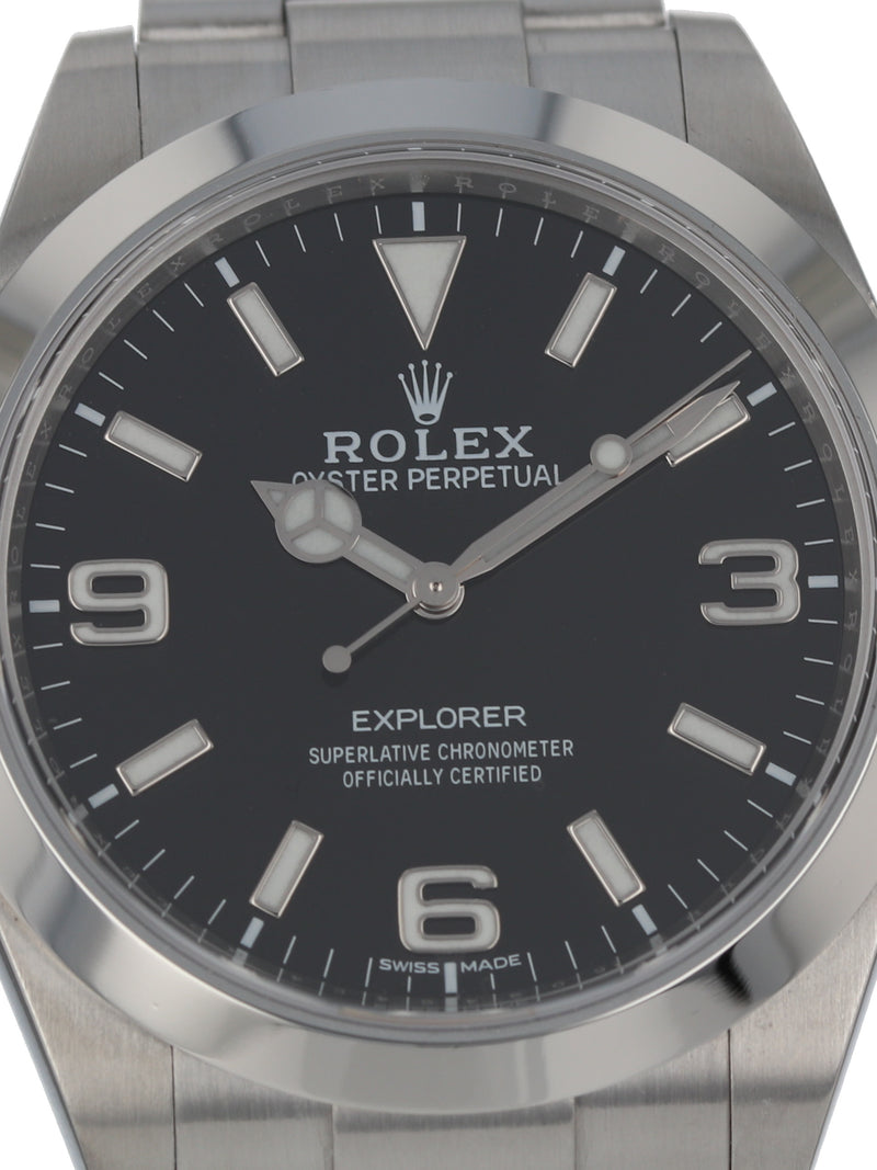 Triumferende Jo da kål 37663: Rolex Explorer 39, Ref. 214270, "Mark II" dial, Full Set – Paul  Duggan Fine Watches