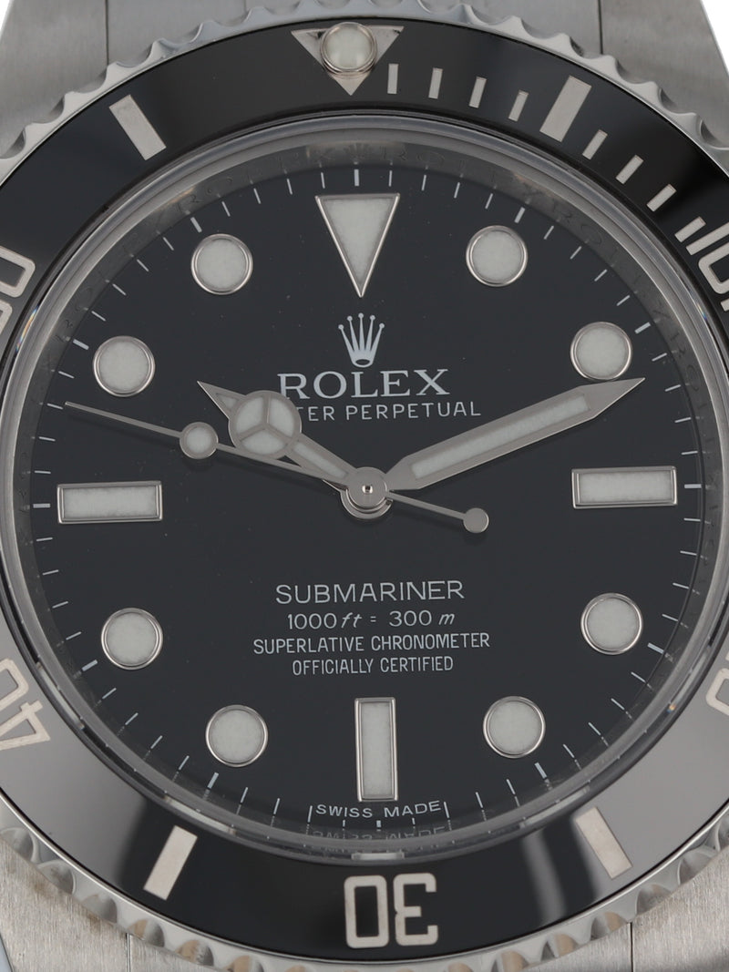 37666: Rolex Submariner, Ref. 114060, 2013 Full Set
