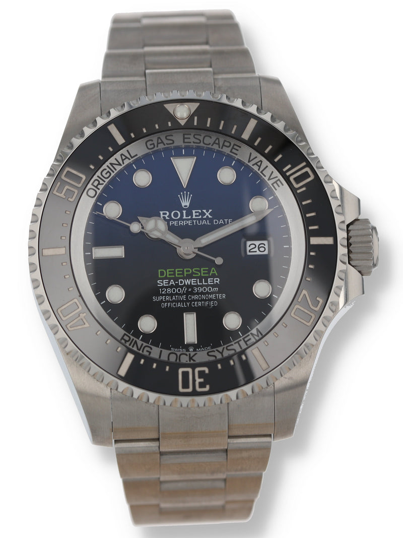 37681: Rolex DeepSea Sea-Dweller, "D-Blue", Ref. 126660, 2020 Full Set