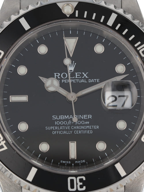 37710: Rolex Submariner, Ref. 16610, Circa 2000
