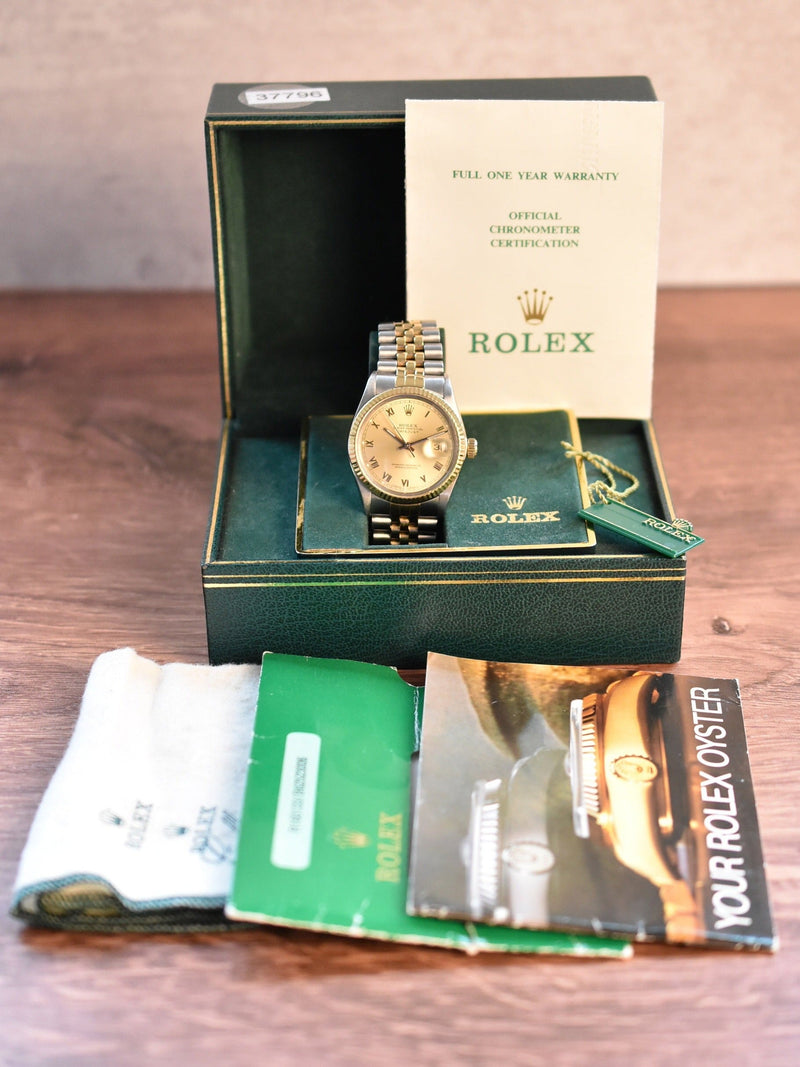 Rolex datejust box set Clearance