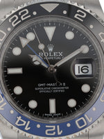 37804: Rolex GMT-Master II "Batman", Ref. 116710BLNR, 2016 Full Set