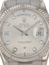 37849: Rolex 18k White Gold Day-Date, Ref. 118239, Circa 2002