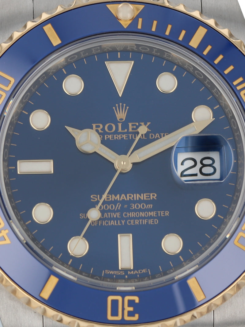 37908: Rolex Submariner 40, Ref. 116613LB, 2019 Full Set